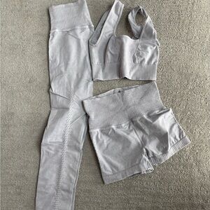 Free People Movement Good Karma Leggings, Shorts, and Tank Set